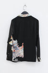 AVIVA JIFEI XUE Black Paneled Long Sleeve Shirt S22-KPLS PAJX2(2)